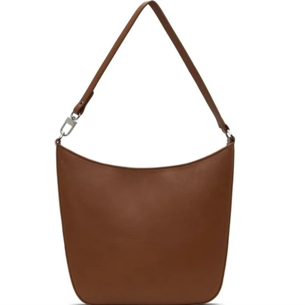 NWT! BY FAR 'SULI' Leather Handbag Purse in Rust